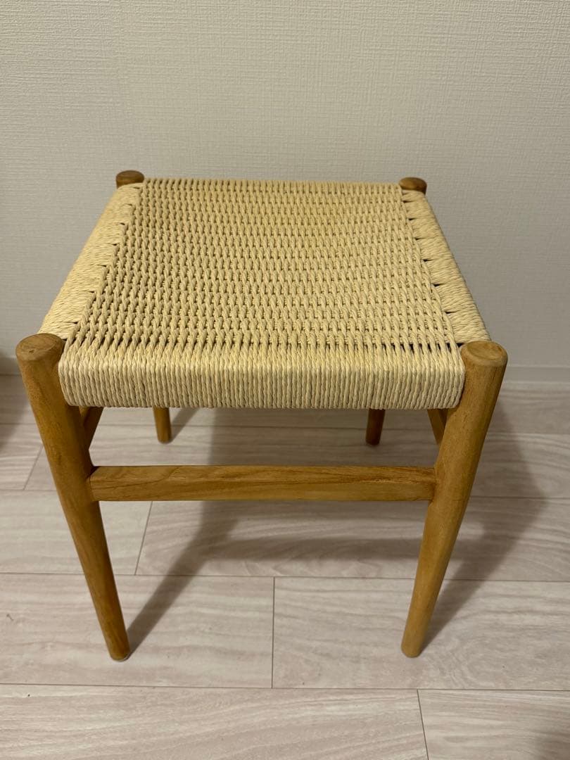 Re:CENO ペーパーコード　スツール　ナチュラル