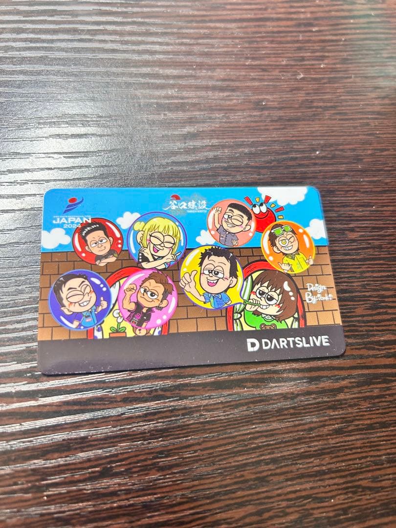 ダーツライブ限定カード　2024年度ver 『谷口建設』　※テーマコピー機能付き