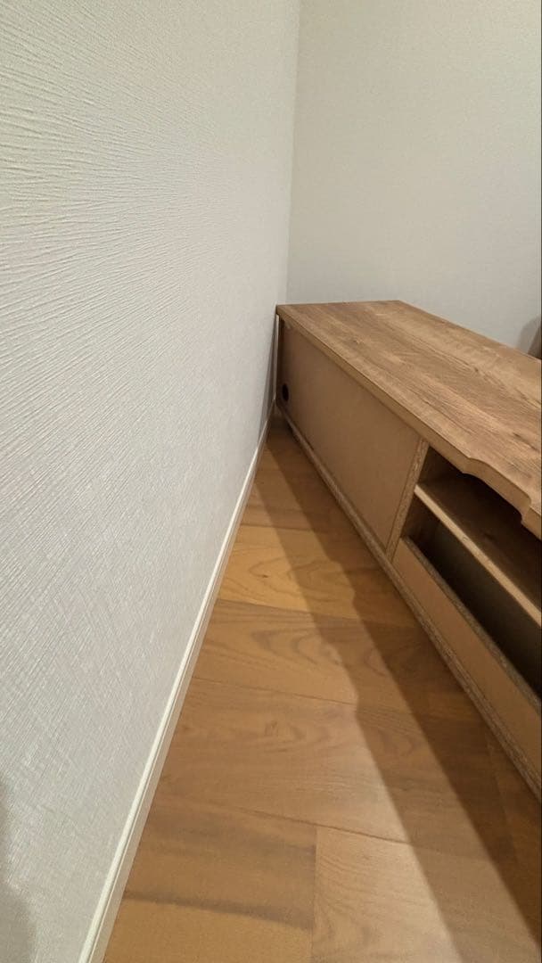 LOWYA 木目調 引き出し式 テレビ台