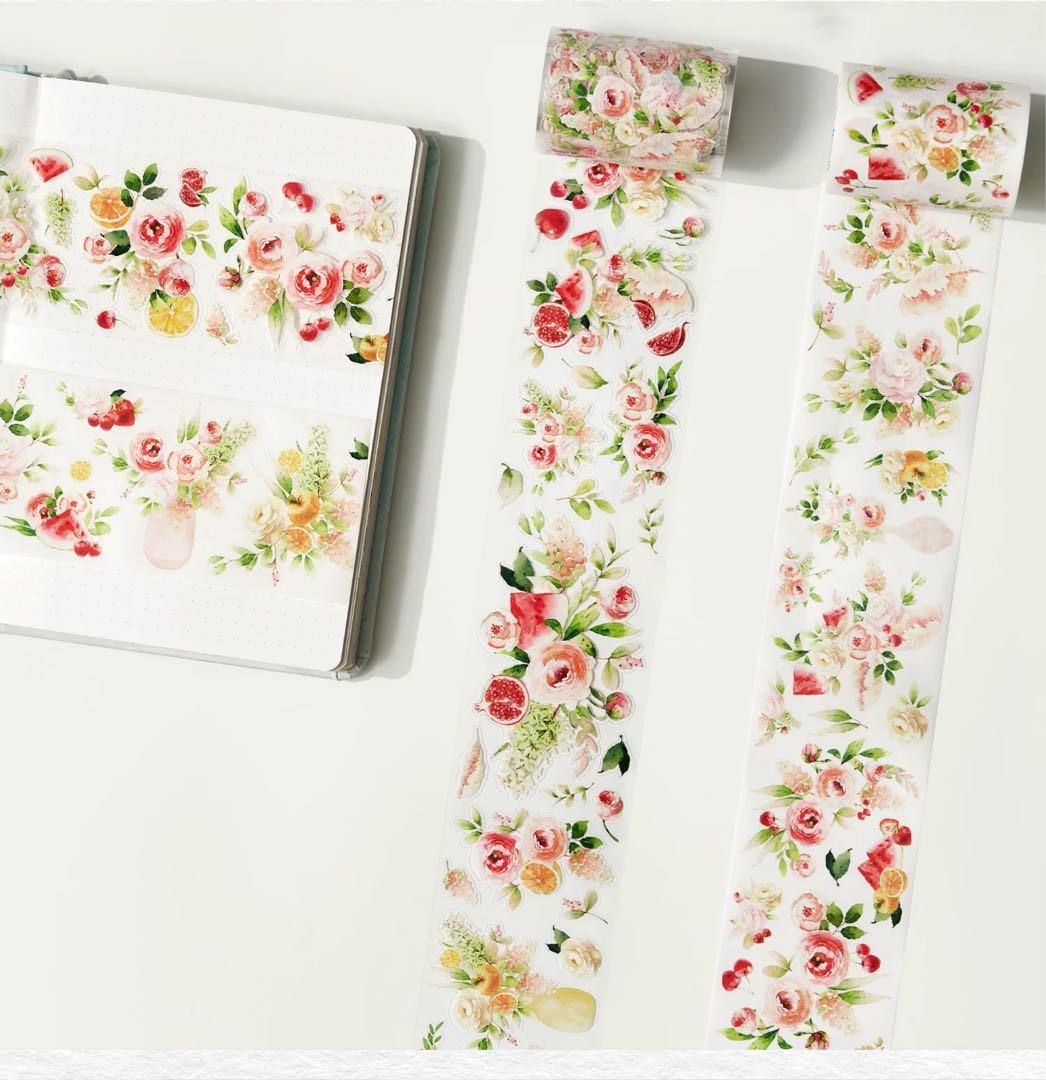 ⭐️SALE⭐️ WT《花果漫饮》海外マスキングテープ　マステ 【1943】