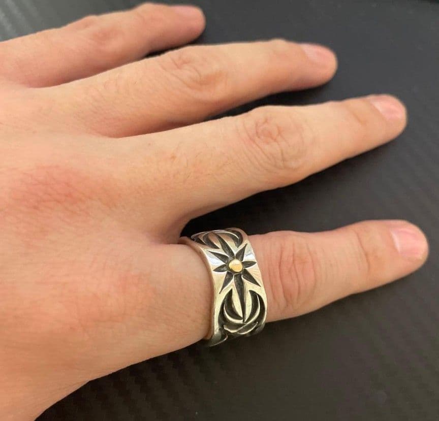 BIGHAND　サンアラベスク　SV K18リング 即決の場合、値下げします。