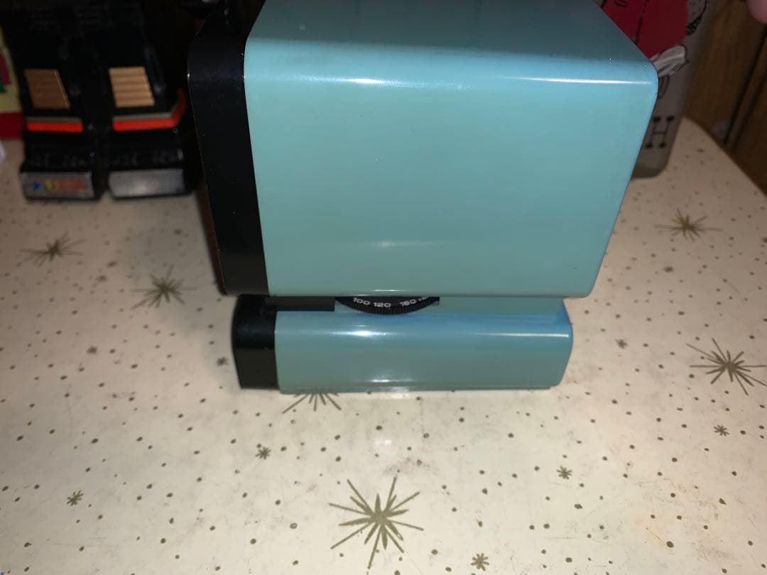 昭和レトロ　ビンテージ　動作品　シチズン ラジオ付　目覚し時計　スペースエイジ