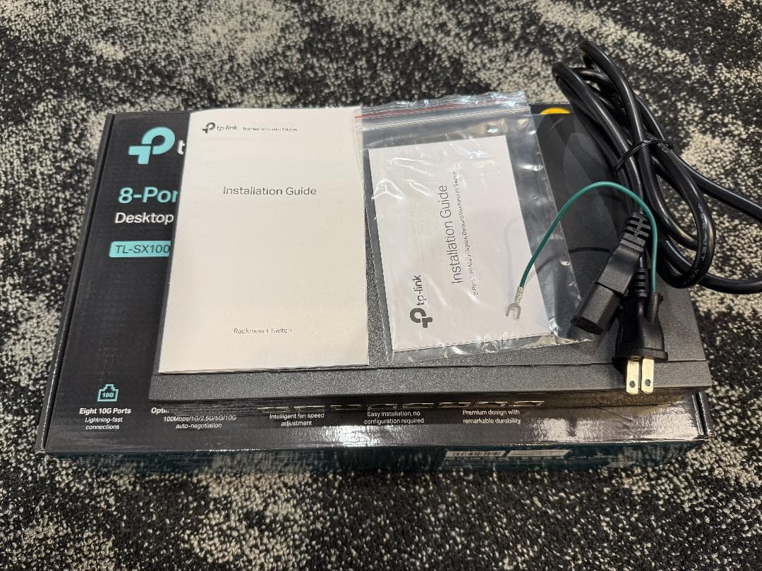 TP-Link TL-SX1008 8ポート 10G対応 スイッチングハブ