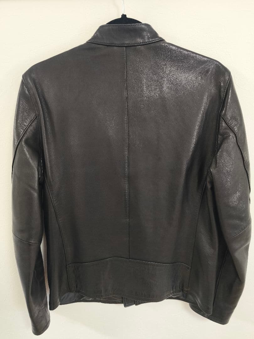 RAGEBLUE ラムレザー シングル ライダースジャケット