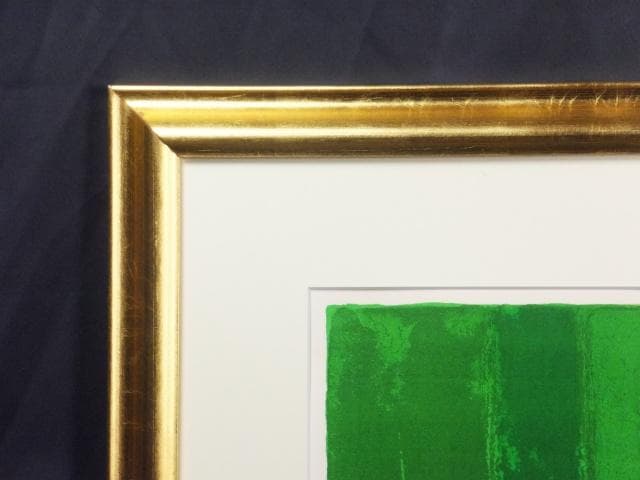 ベルナール・カトラン　直筆サイン『アボカドの皿のある静物』リトグラフ 0919J