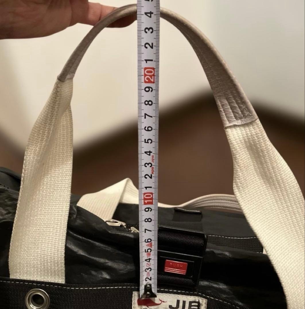 JIBダッフルバック　ラージサイズ　ブラック　白ハンドル　レア　希少