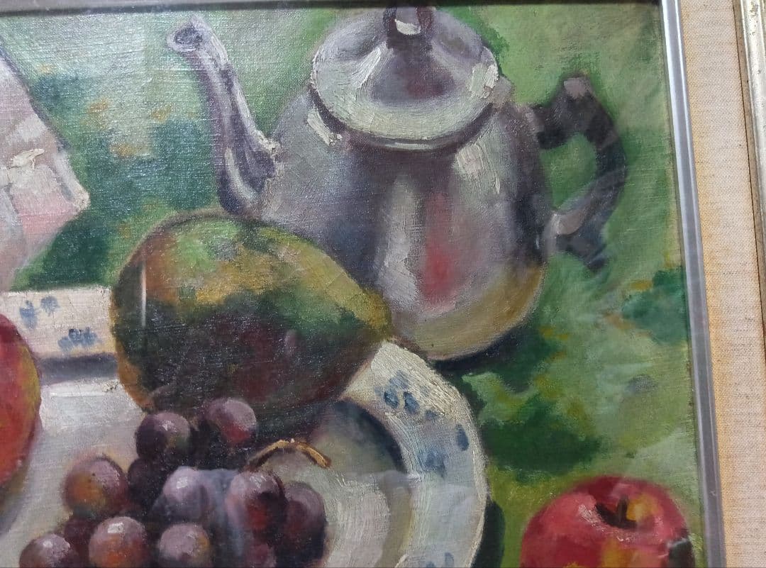 古い作品です写真13枚ですF8号です