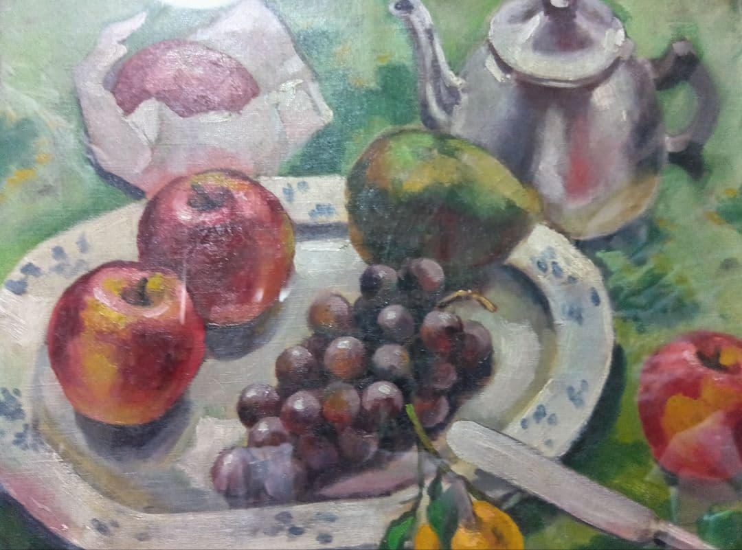 古い作品です写真13枚ですF8号です