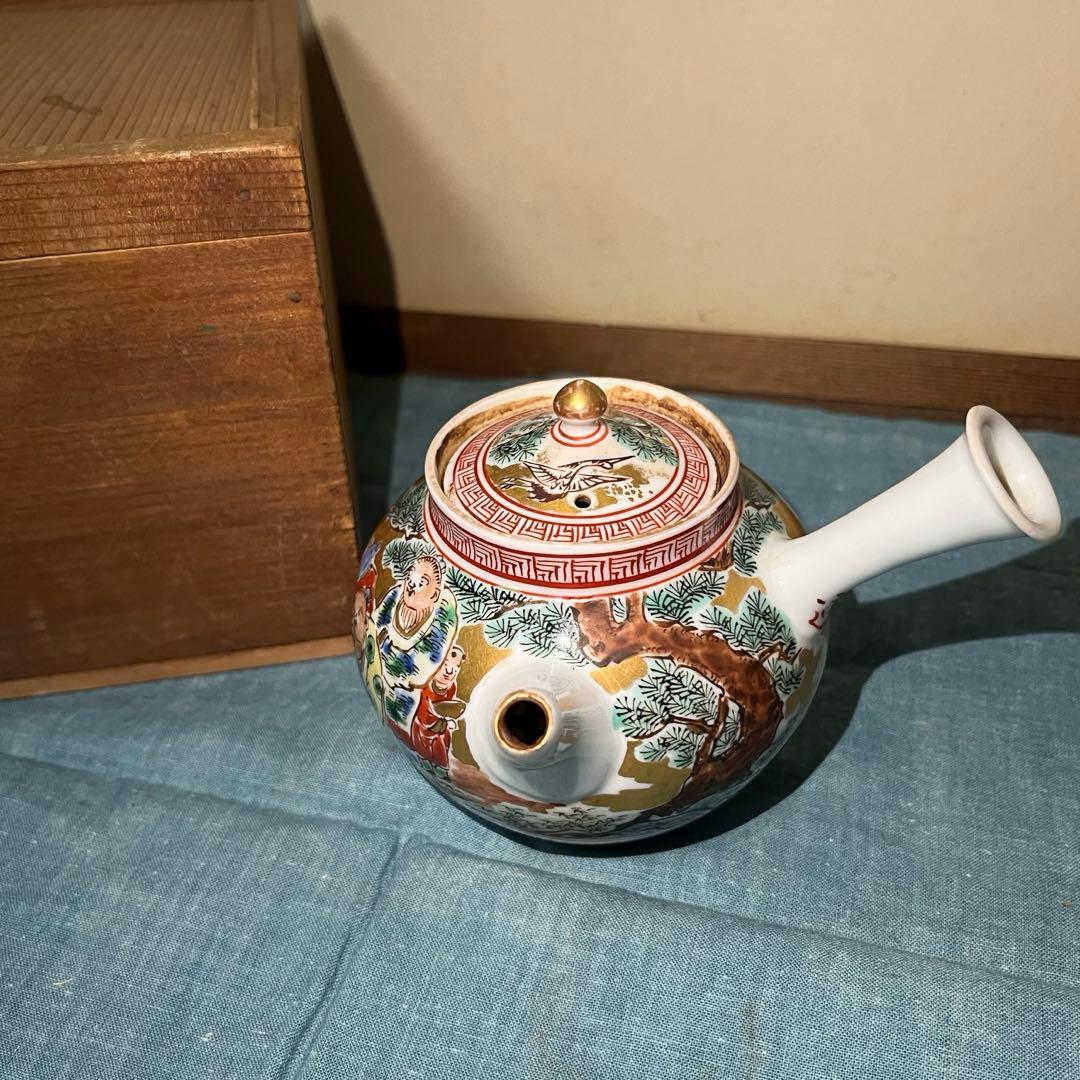 由*麻様 煎茶道具　横手急須