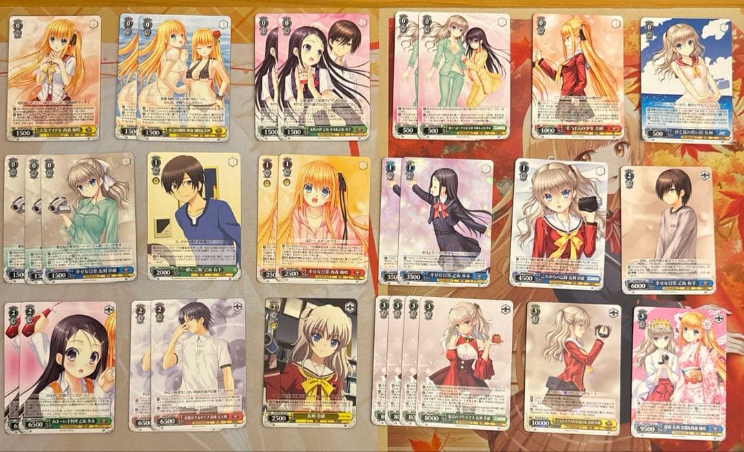 ヴァイスシュヴァルツ Charlotte 8門デッキ+調整パーツ