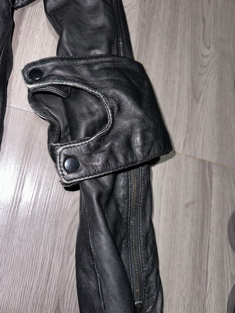 【00's archive】bono type leather jacket