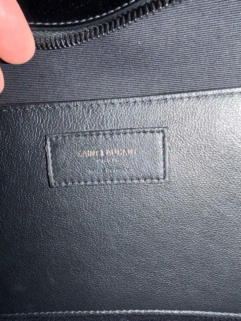 専用SAINT LAURENT ブラックレザーショルダーバッグ