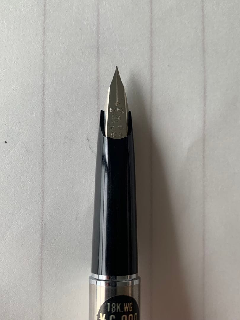 プラチナ 蝕刻「竹と雉」万年筆 18Kペン先