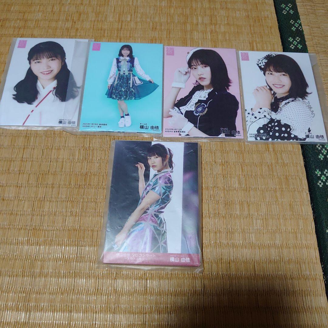 AKB48チームA横山由依公式生写真セット