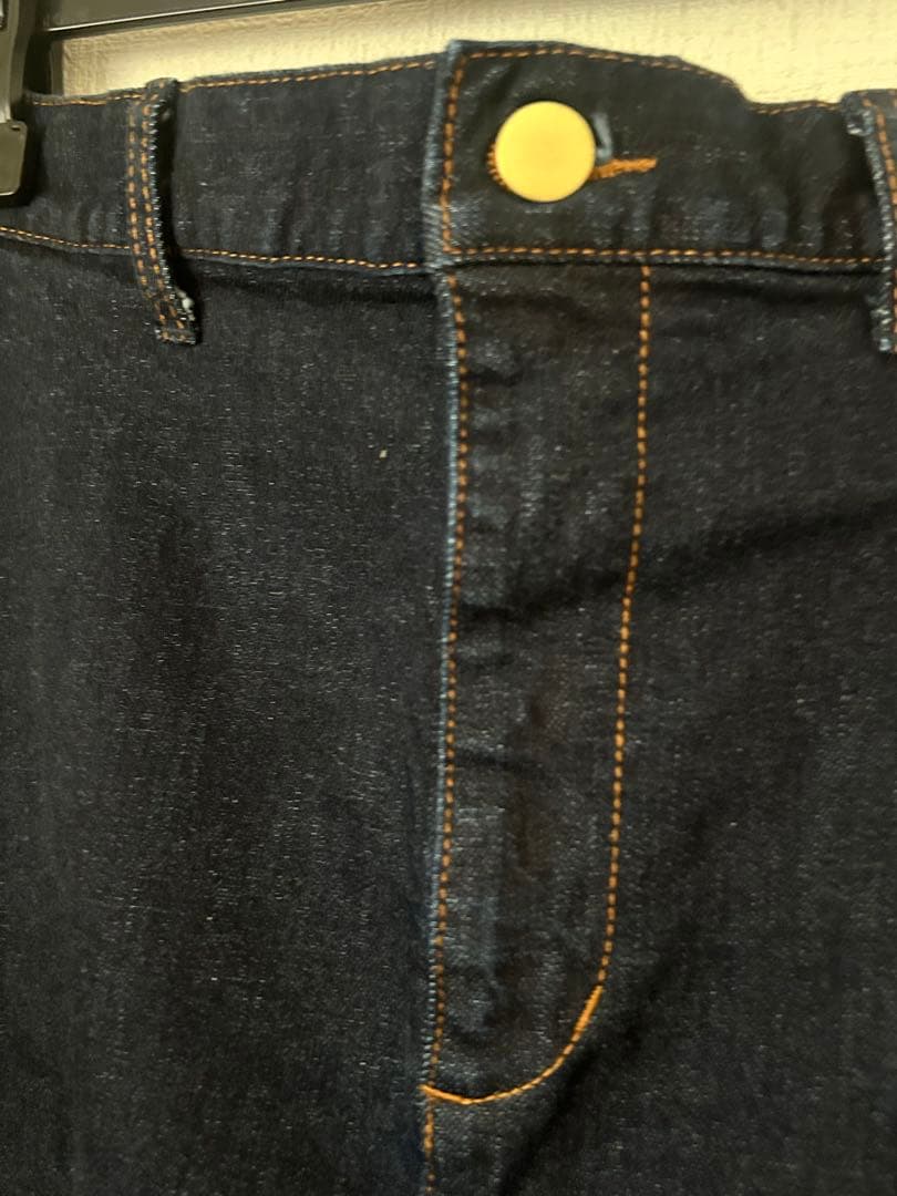 yukiemon おリボンデニムスカート こいめ 3L