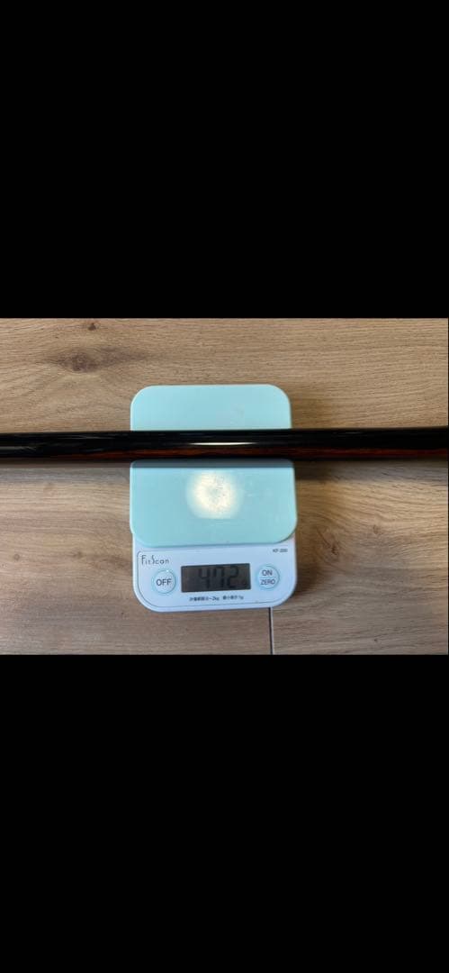 沖縄三線　マカビ型　八重山黒木　472グラム