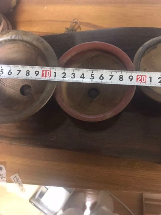 盆栽鉢　時代小品ミニ盆栽鉢峯生3点山野草サボテン可愛い植木鉢