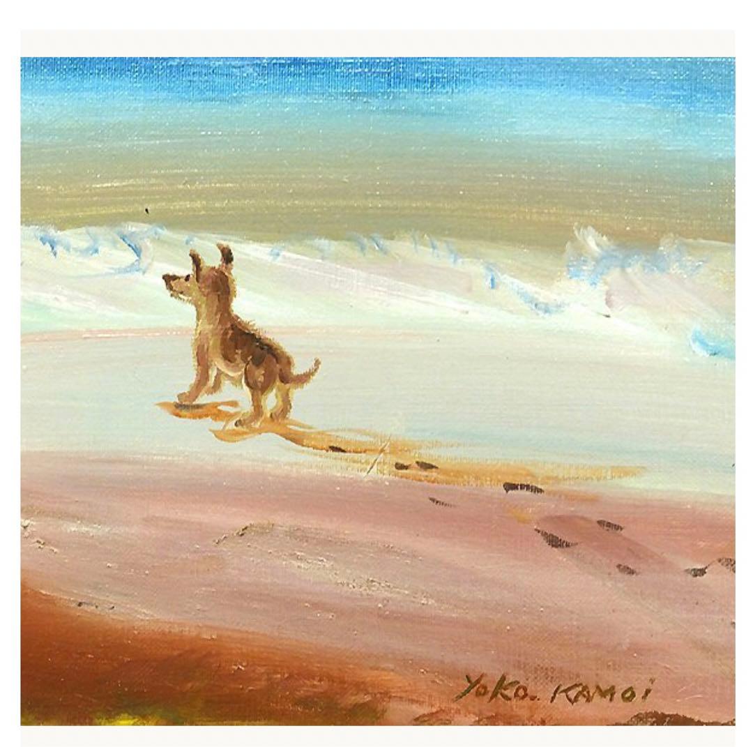 鴨居羊子 「海の淑女」 油彩10号 鴨居玲の姉 下着デザイナー ◆貴重肉筆作