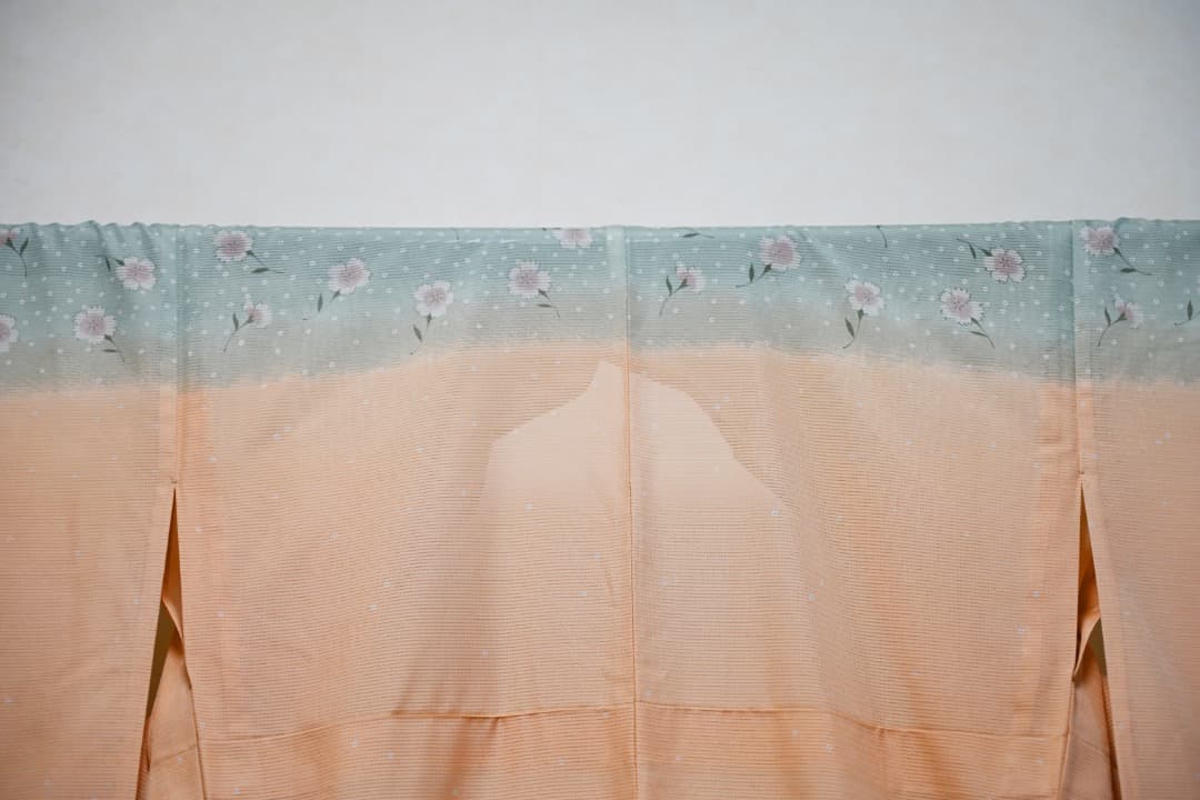 単の振袖　撫松庵