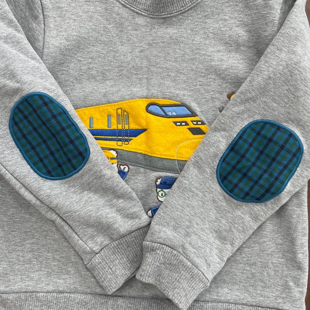 familiar ファミリア　ドクターイエロー　新幹線　トレーナー 110cm