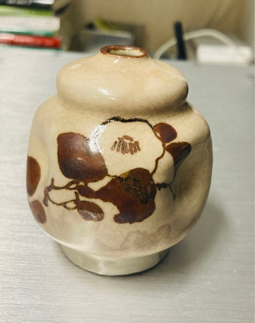 粉青沙器　朝鮮　三島焼　一輪挿し 陶芸 花瓶 花器 焼き物 陶器