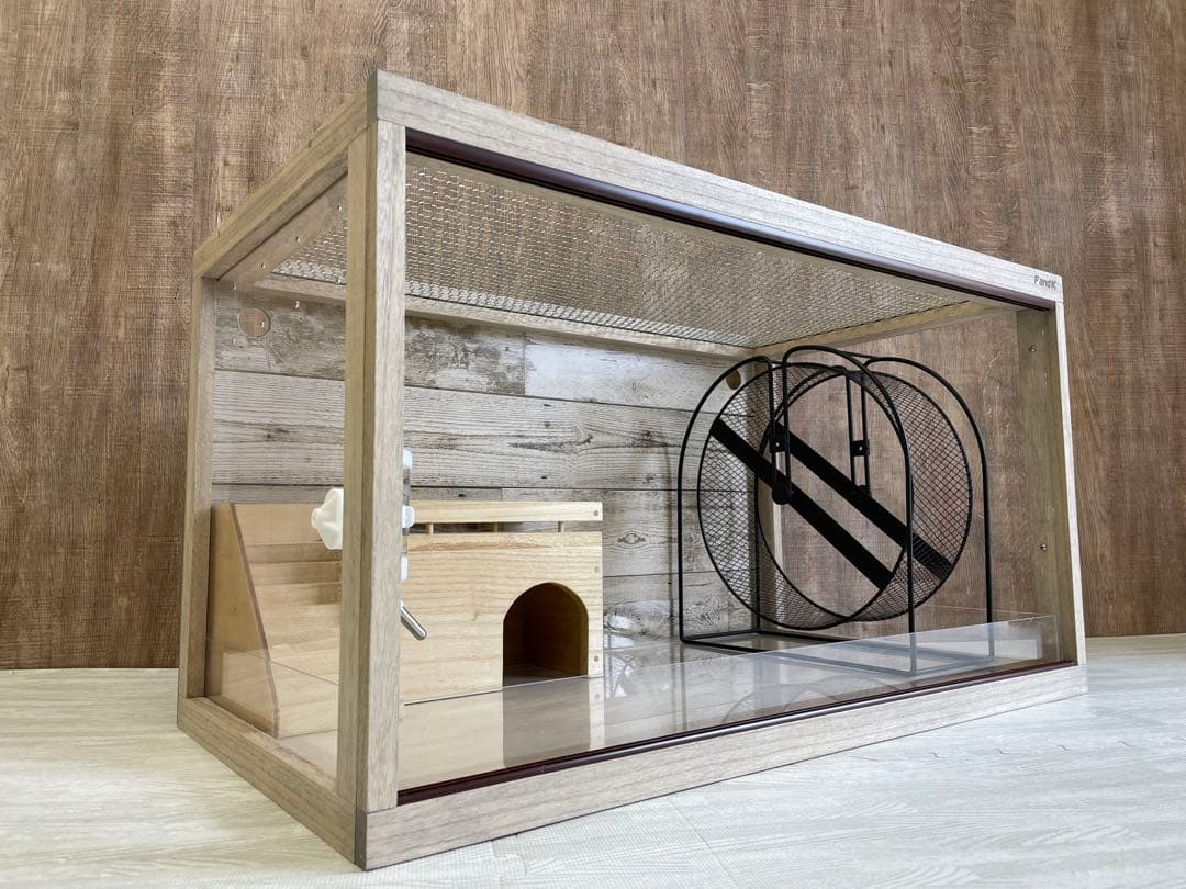 ＦandＫ爬虫類木製ケージ　特価品！　ハリネズミ仕様　800×450×450