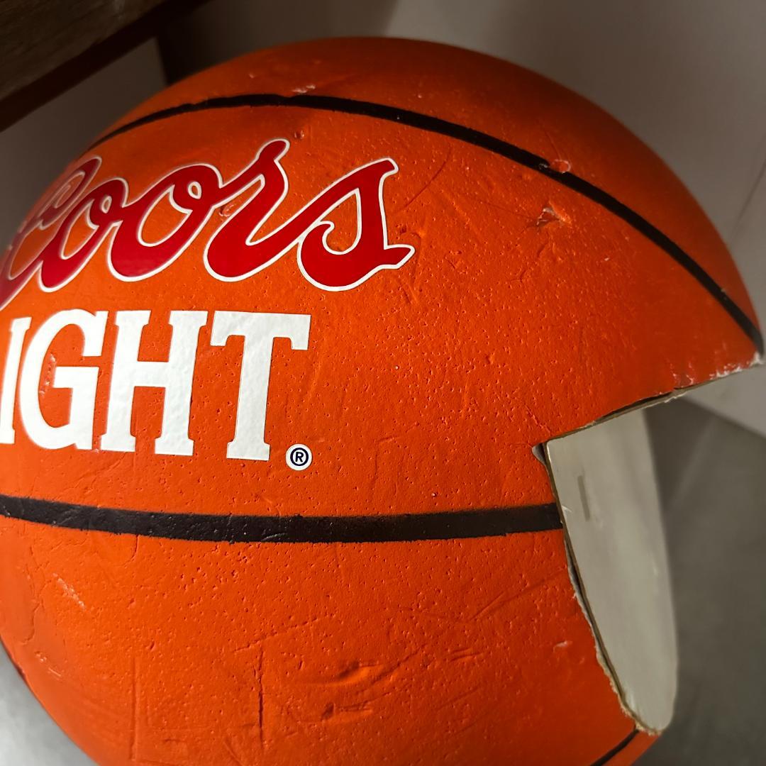 1995年製 クアーズライト発砲スチロール製バスケットボールディスプレイ②