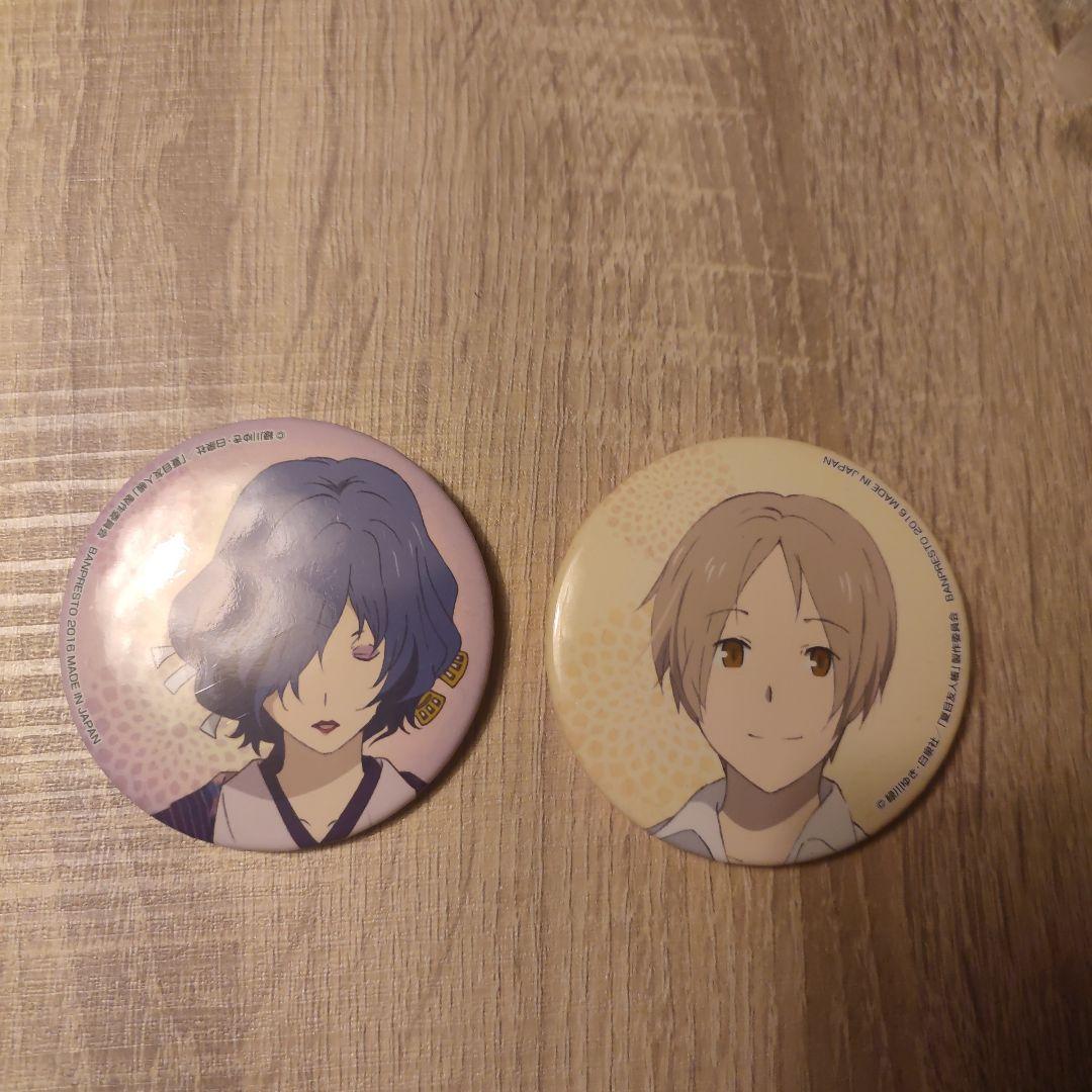 超レア 夏目貴志 夏目くん 缶バッジ 夏目友人帳 ニャンコ先生 2016gigo