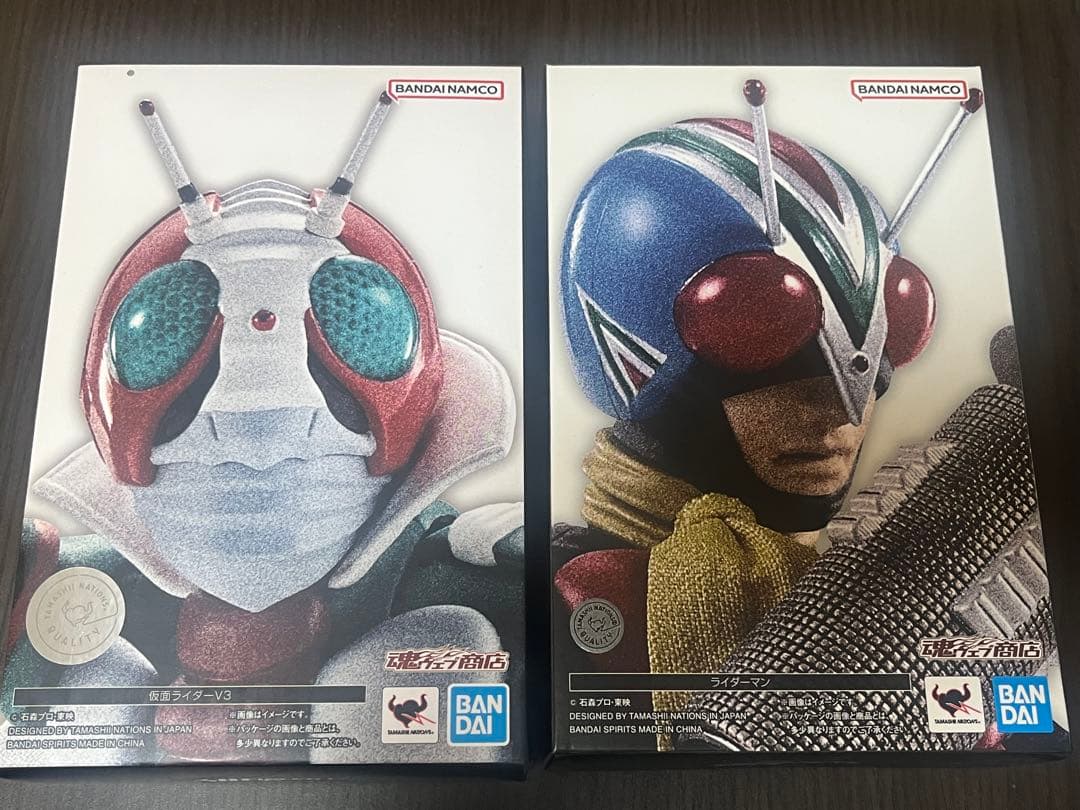 S.H.Figuarts 真骨彫製法 仮面ライダーV3&ライダーマン 2体セット