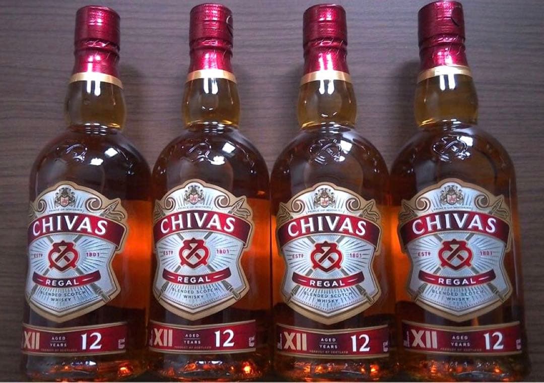 シーバスリーガル 12年 スコッチウイスキー 700ml 4本セット