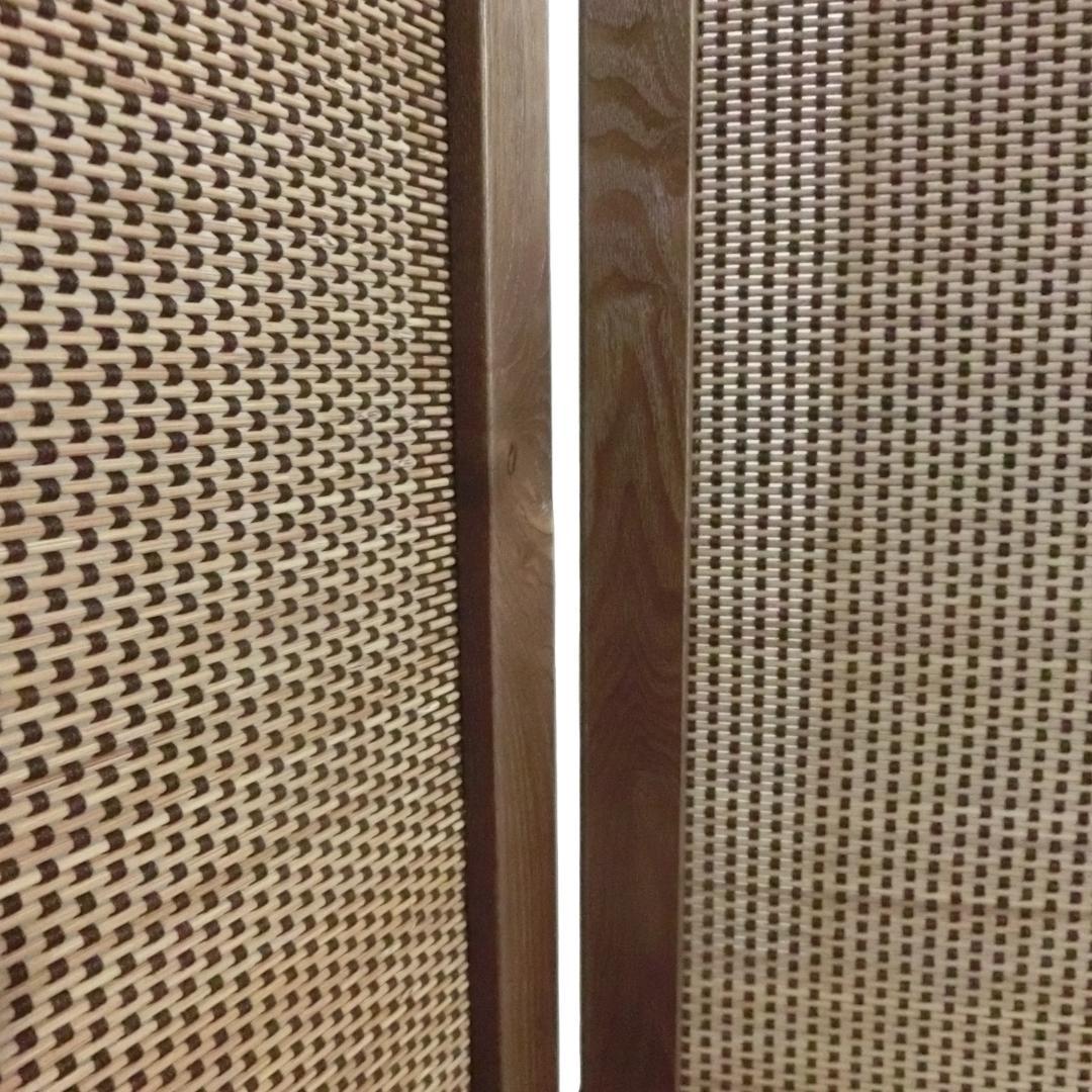 竹 スクリーン パーテーション 衝立 二曲 間仕切り 屏風