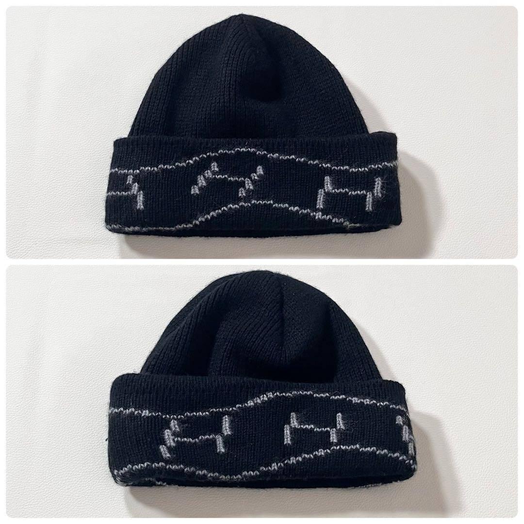 【美品】エルメス　カシミヤ100%ニット帽×手袋　2点セット　H柄　マルジェラ期