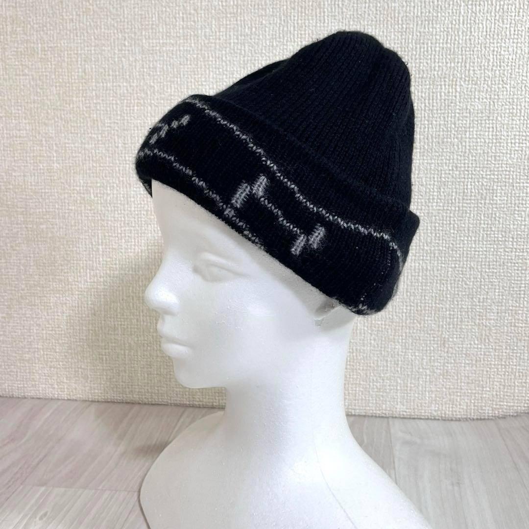 【美品】エルメス　カシミヤ100%ニット帽×手袋　2点セット　H柄　マルジェラ期