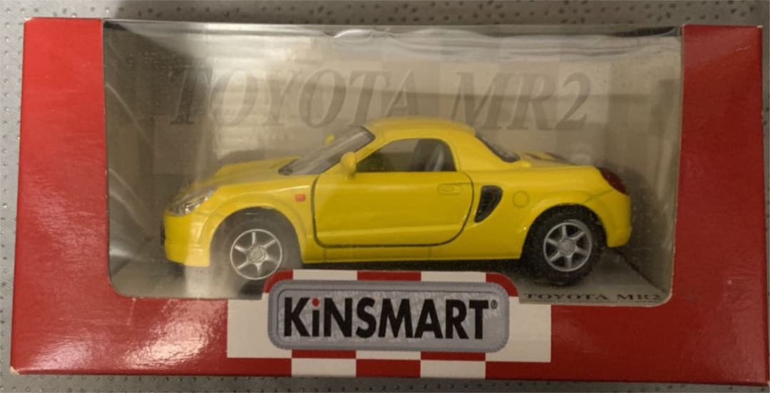 6 台セット　kinsmart製ミニカー1/32 トヨタMRS