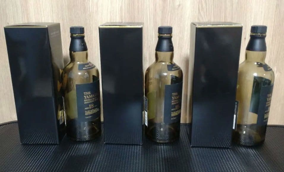 山崎 18年 空瓶 空箱 3本セット