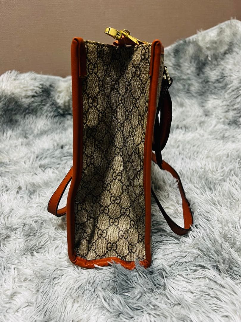 GUCCI トートバッグ ベージュ/ブラウン