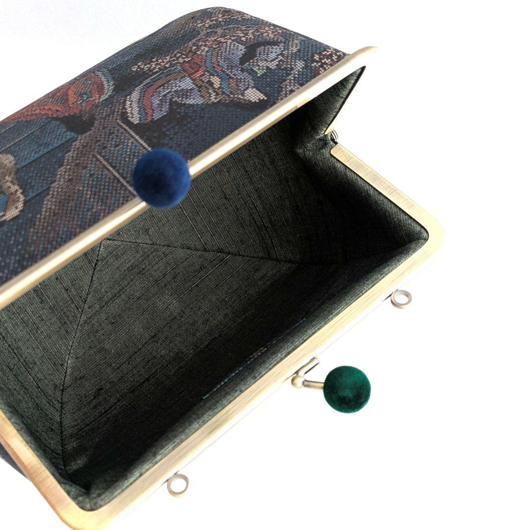 Miyuki窓口 大島紬 がばっとコスメポーチ　　 お2つ