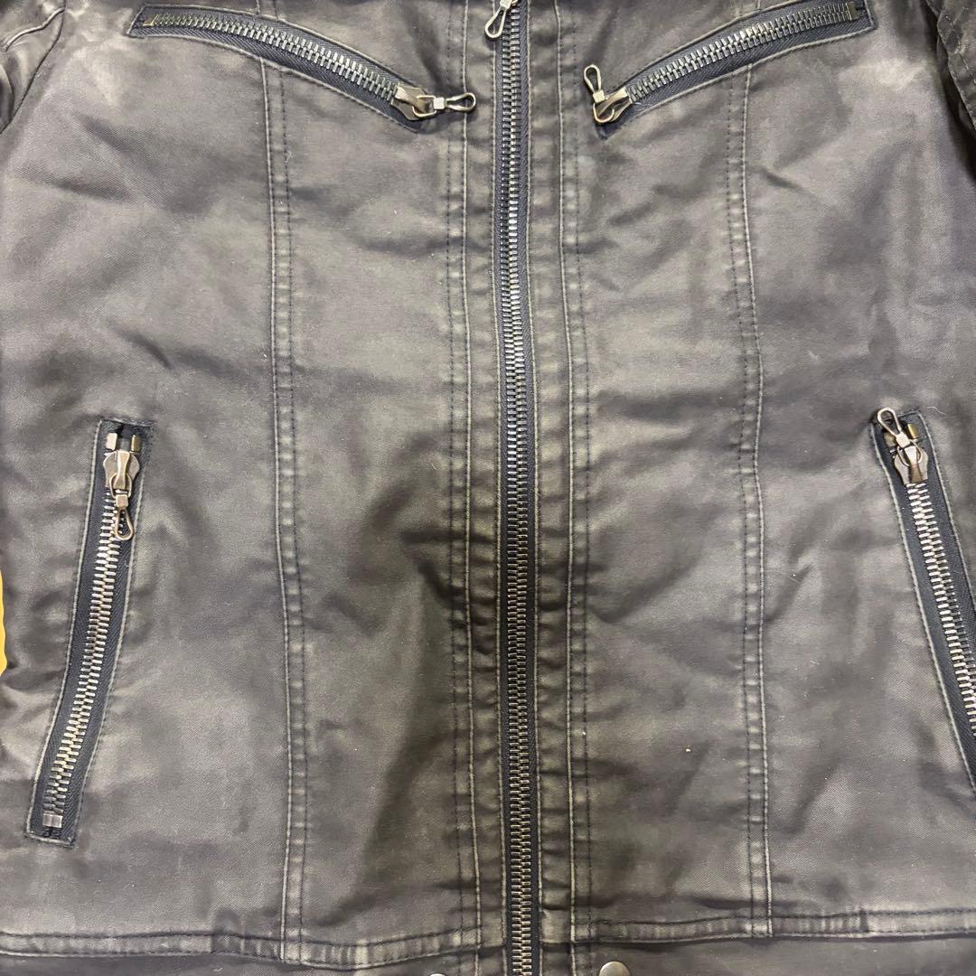 SHELLAC シェラック ファー付き アウター　サイズ46 ボア　ジャケット