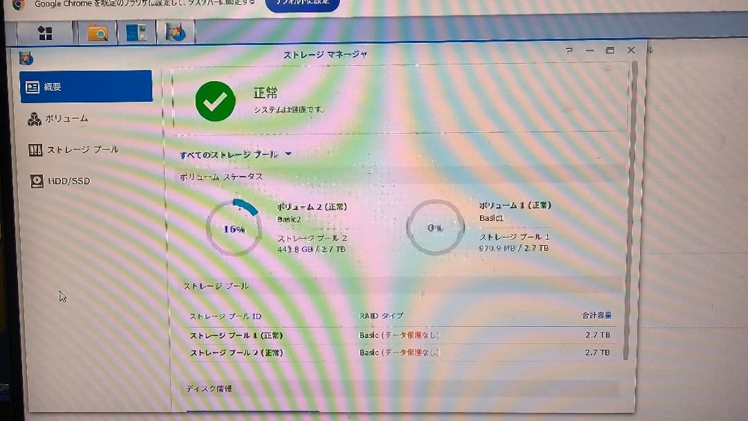 HDD 6TB付 Synology DS216j NAS