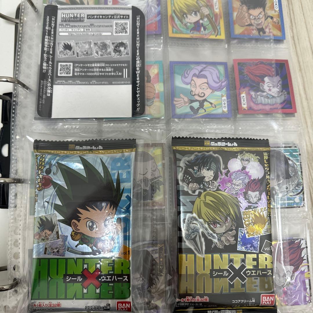 ハンターハンター　シール　ウエハース　1〜5フルコンプ　6 8