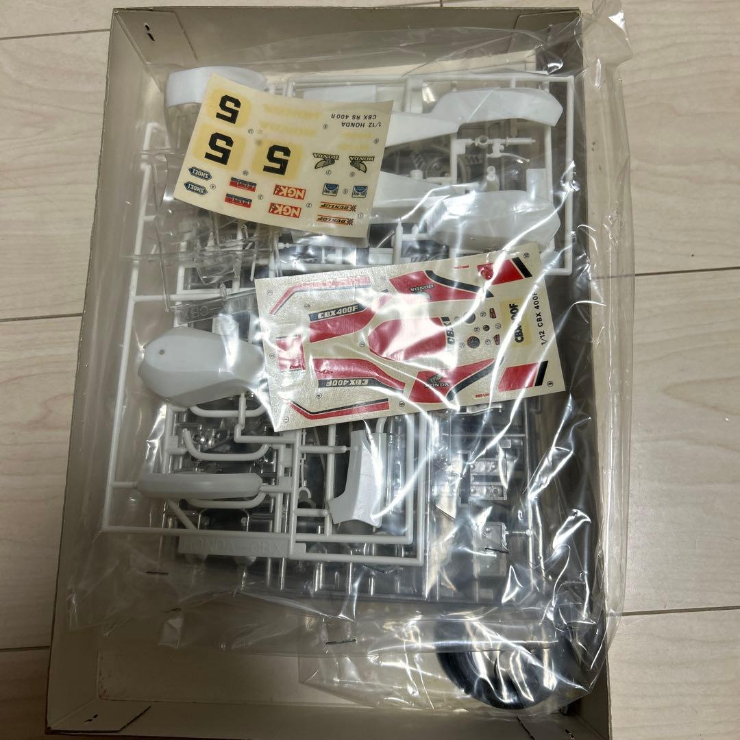 アオシマホンダ CBX400F プラモデルOPTION BIKE SP俺のマシン