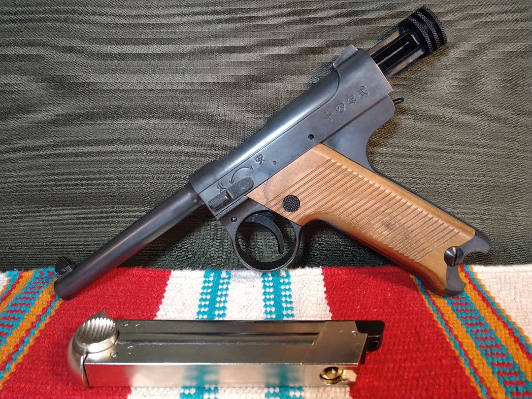 ほぼ未使用！マルシン　南部十四年式　エクセレントHW木グリ！ボルトストップ！