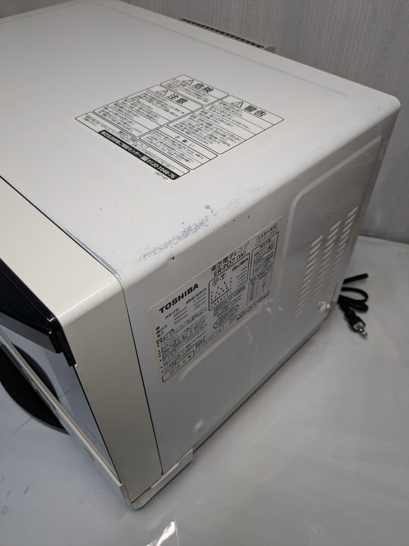 動作品 東芝 電子レンジ er-pd7 2016年製 中古品 キッチン家電