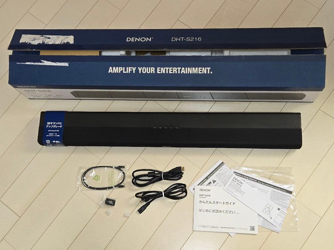 【美品/人気】DENON DHT-S216 サウンドバーBluetooth対応