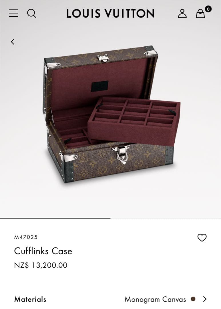 美品　LOUISVUITTONヴィトン　トランク　ジュエリー　ケース　モノグラム