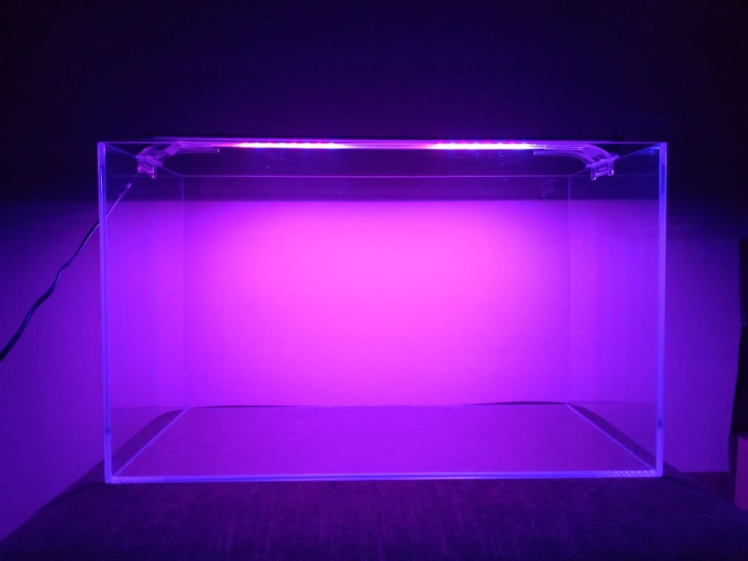 Roen　ADAガラス水槽 LEDライト、マット、水流ポンプ、ヒーター付き