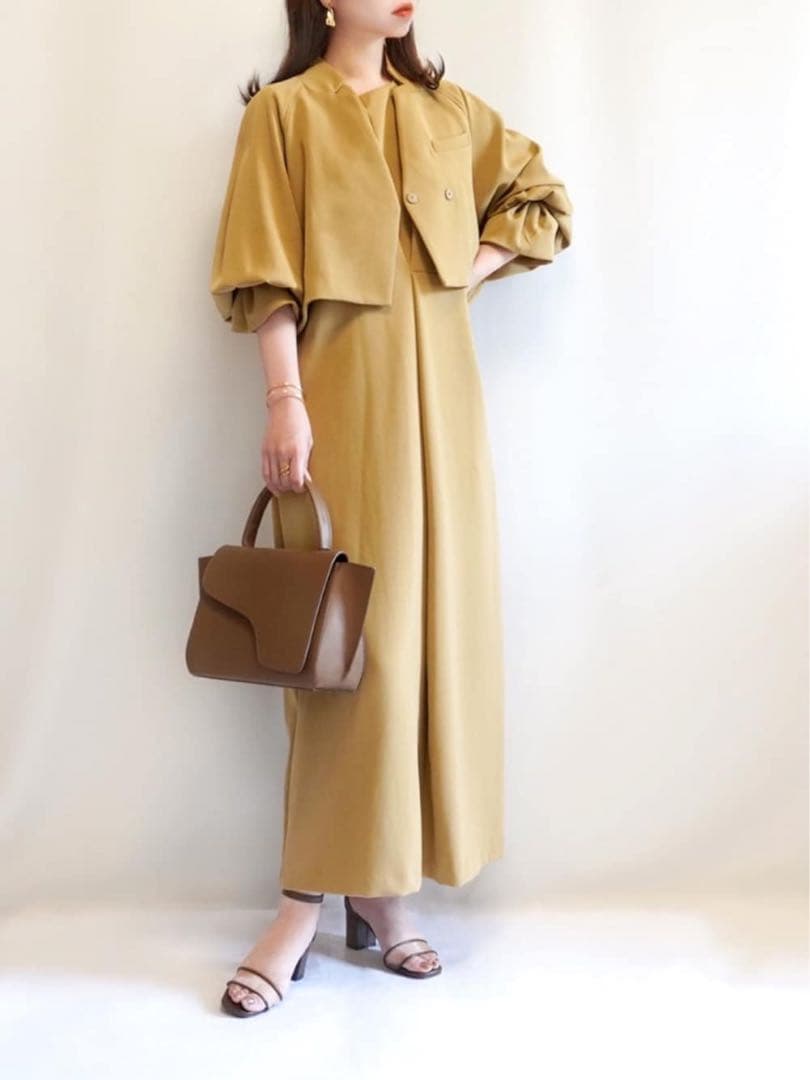 【最終値下げ】Ameri VINTAGEオケージョンワンピース セットアップ