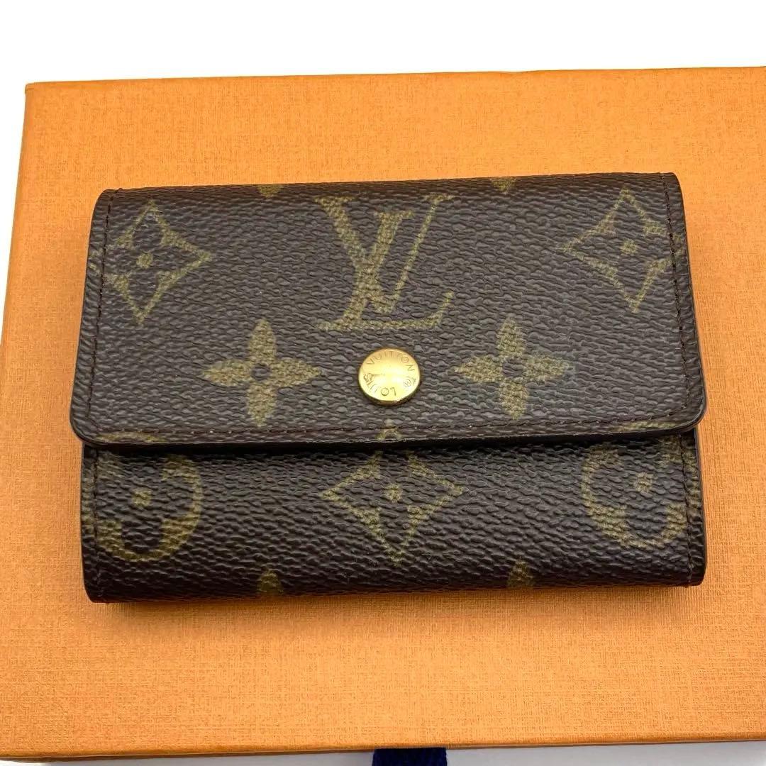 【極美品】ルイヴィトン ケース モノグラム ポルトモネプラ M61930