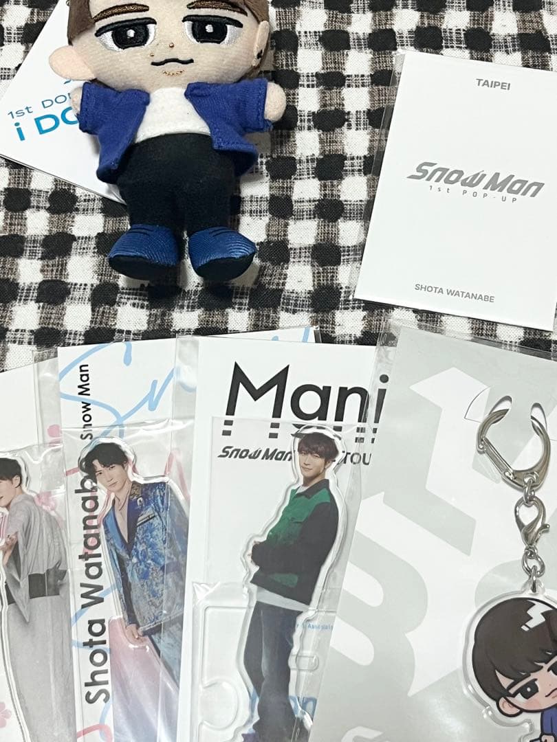 Man 渡辺翔太　チルぬい、台北フォトカードC、アクスタ