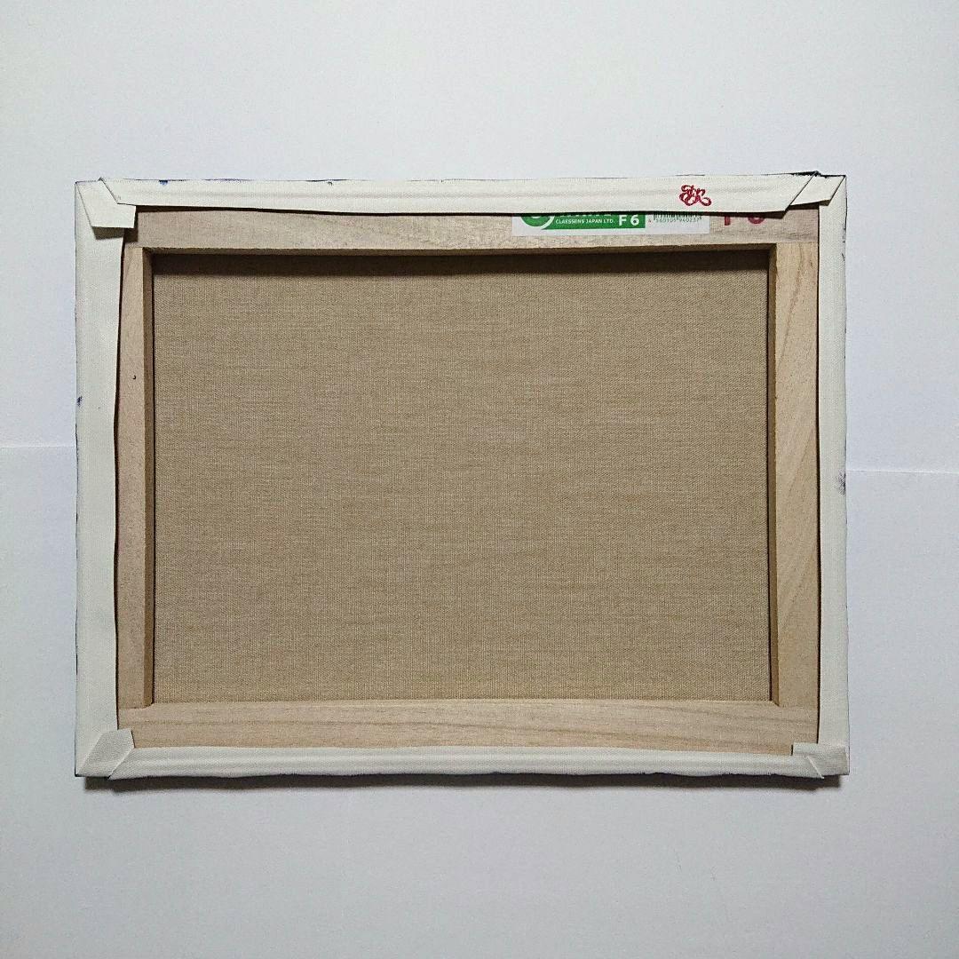 【月夜に輝く海の世界】アクリル画 F6 風景画 絵画 動物画 海の絵